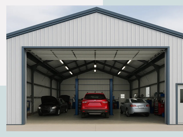 Ангары из сэндвич панелей от 625 руб. в Новошахтинск