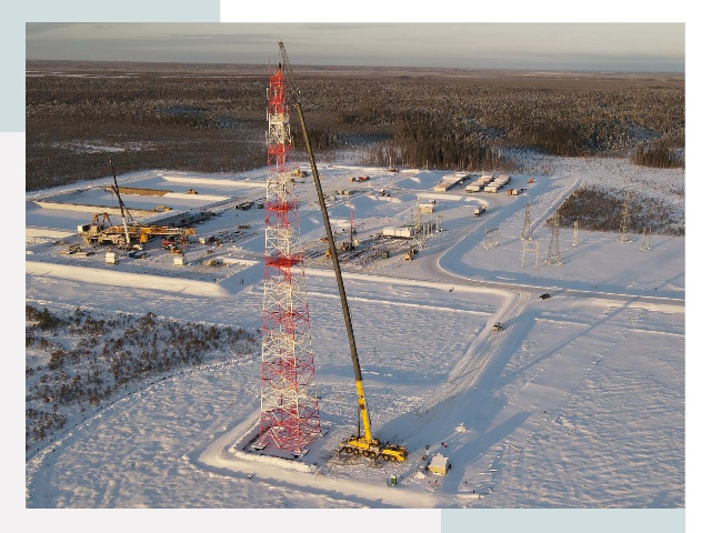 Мачты связи в Новошахтинске