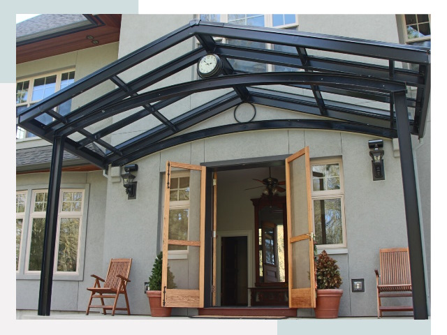 Козырьки металлические в Новошахтинске