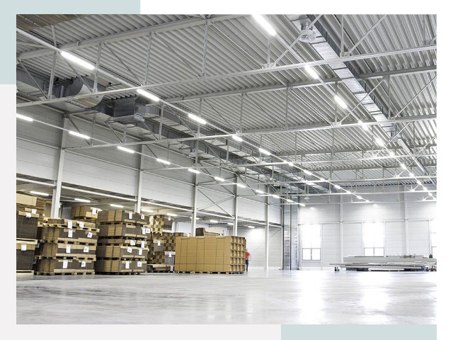 Освещение ангаров в Новошахтинске