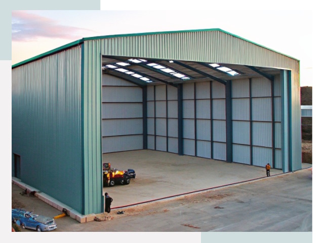 Строительство ангаров в Новошахтинске